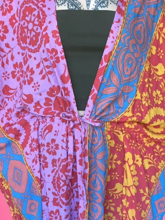 NWOT Roxy floral kimono robe top - Picture 3 of 6